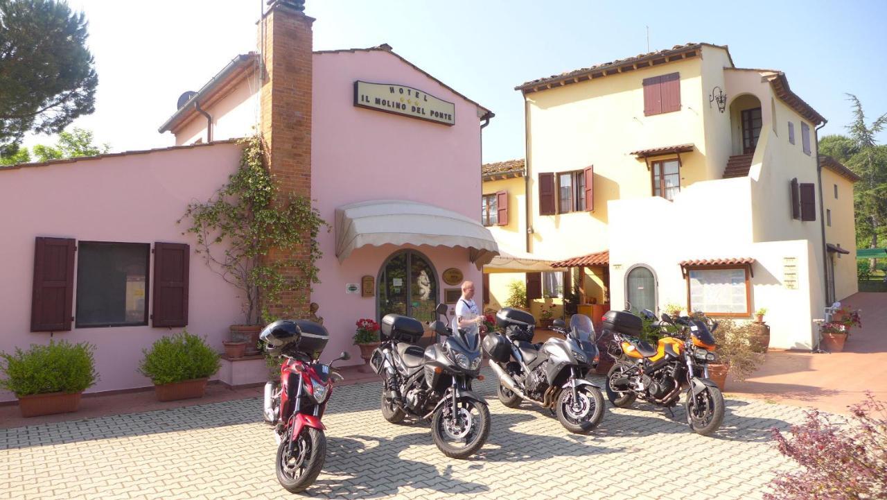 Motorradhotel Toskana -Il Molino Del Ponte- Minimum 3 Nachte Montespertoli Extérieur photo